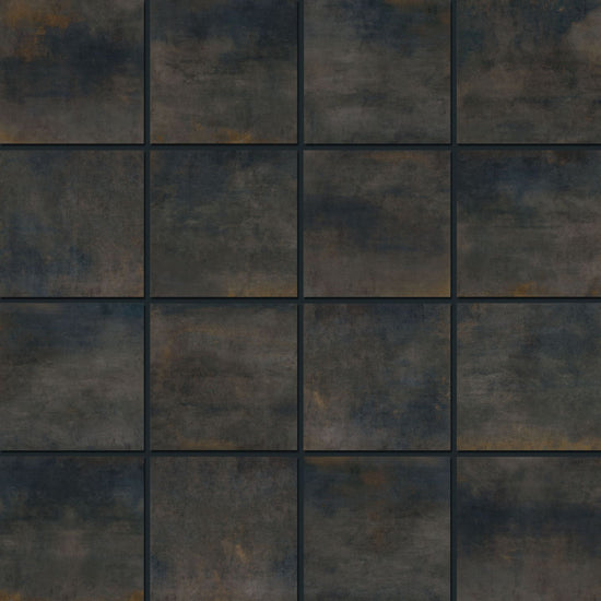 Porcelaingres Radical black 30x30 x370270x6 6mm mat rett. R9 moz.