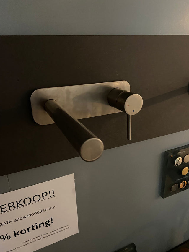 Showmodel Hotbath Buddy B006GN inbouw wastafelkraan geborsteld nikkel