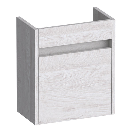 BRAUER Adore fonteinkast 40 met 1 deur greeploos linksdraaiend Forest Seashell FO-AR40LFS