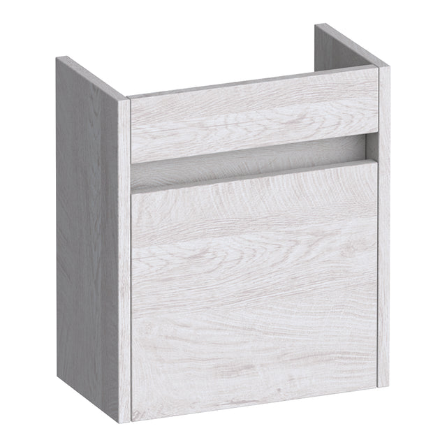 BRAUER Adore fonteinkast 40 met 1 deur greeploos linksdraaiend Forest Seashell FO-AR40LFS