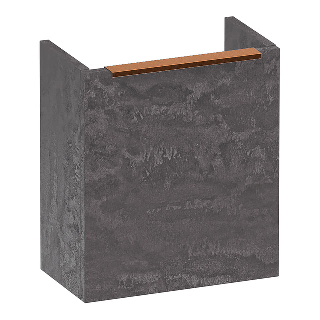 BRAUER Elevate fonteinkast 40 excl. opleggreep met 1 deur linksdraaiend Damascus FO-EL40LDA
