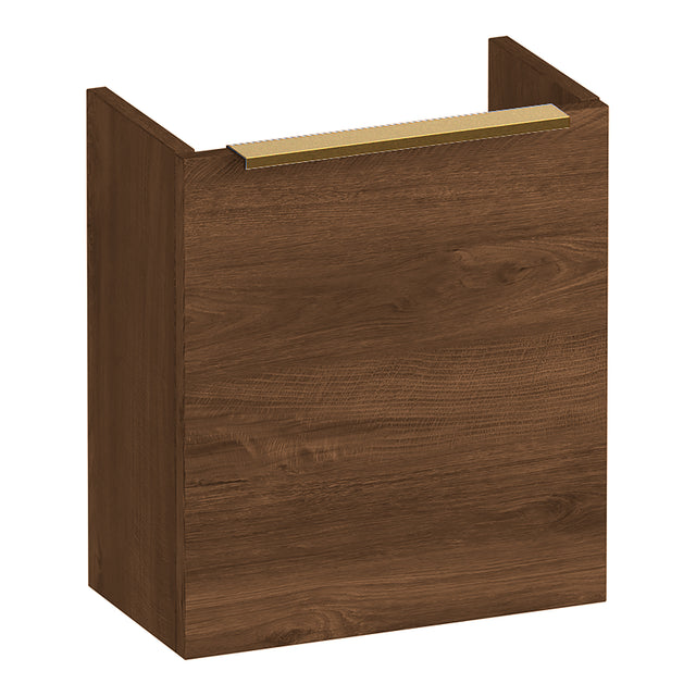 BRAUER Elevate fonteinkast 40 excl. opleggreep met 1 deur linksdraaiend Forest Cacao FO-EL40LFC