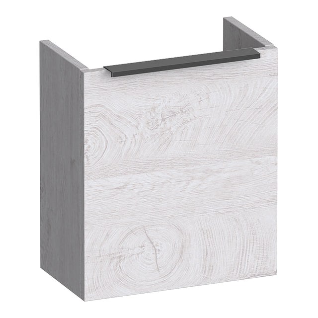 BRAUER Elevate fonteinkast 40 excl. opleggreep met 1 deur linksdraaiend Forest Seashell FO-EL40LFS