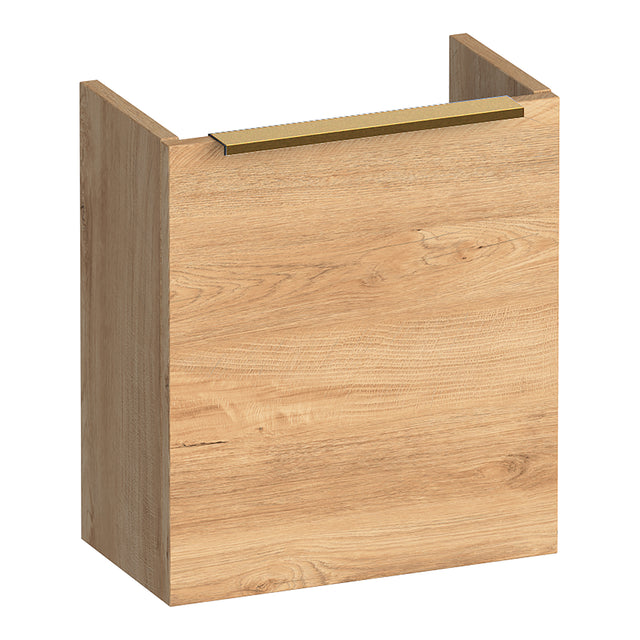 BRAUER Elevate fonteinkast 40 excl. opleggreep met 1 deur linksdraaiend Forest Tan FO-EL40LFT