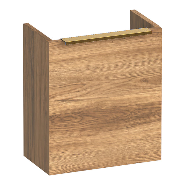 BRAUER Elevate fonteinkast 40 excl. opleggreep met 1 deur linksdraaiend Honey FO-EL40LHO
