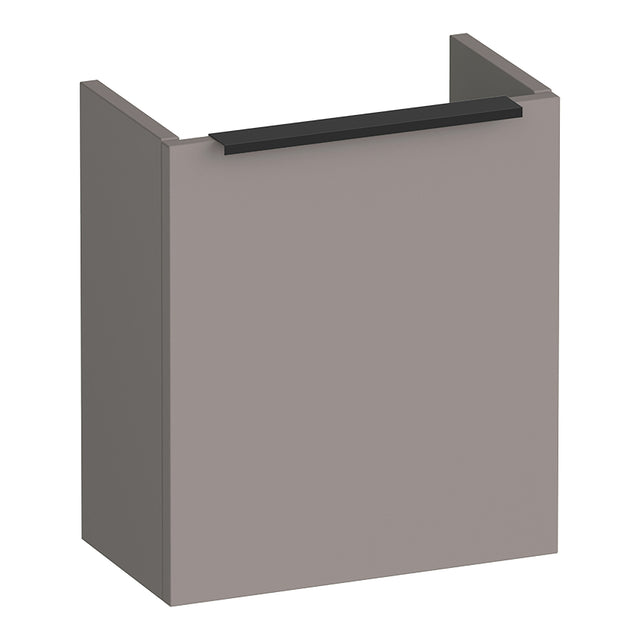 BRAUER Elevate fonteinkast 40 excl. opleggreep met 1 deur linksdraaiend mat taupe FO-EL40LMT