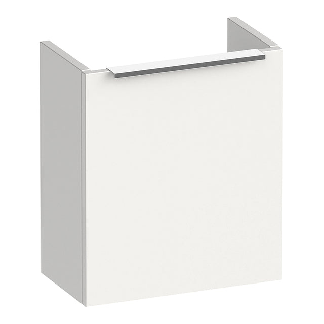 BRAUER Elevate fonteinkast 40 excl. opleggreep met 1 deur linksdraaiend mat wit FO-EL40LMW