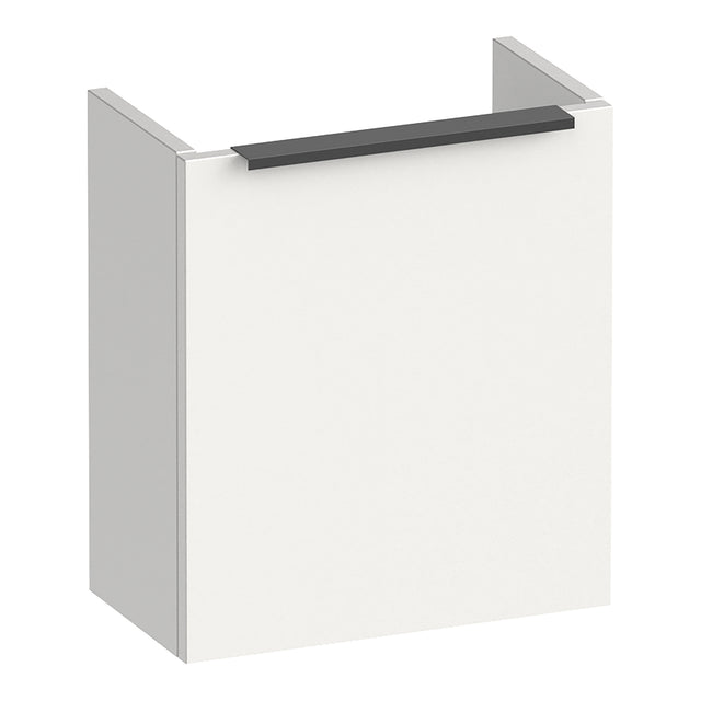 BRAUER Elevate fonteinkast 40 excl. opleggreep met 1 deur linksdraaiend mat wit FO-EL40LMW