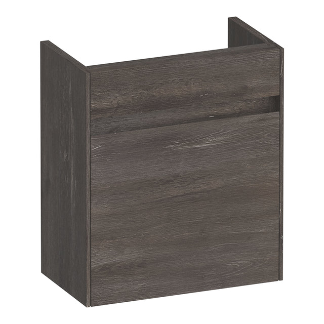 BRAUER Inspire fonteinkast 40 met 1 deur greeploos linksdraaiend Driftwood FO-IN40LDR