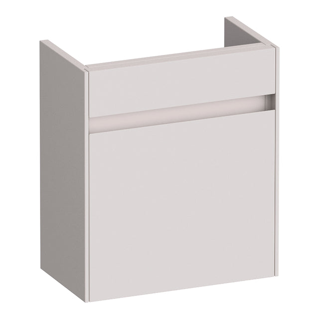 BRAUER Inspire fonteinkast 40 met 1 deur greeploos linksdraaiend mat zand FO-IN40LMS