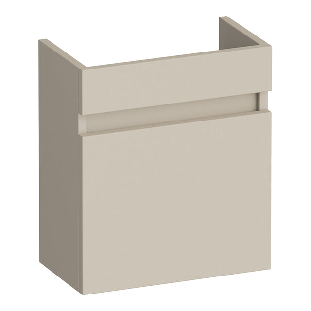 BRAUER Joy fonteinkast 40 met 1 deur greeploos linksdraaiend mat beige FO-JY40LMB