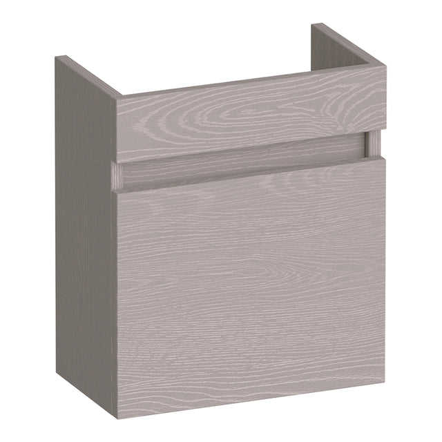 BRAUER Joy fonteinkast 40 met 1 deur greeploos linksdraaiend Timber Greige FO-JY40LTE