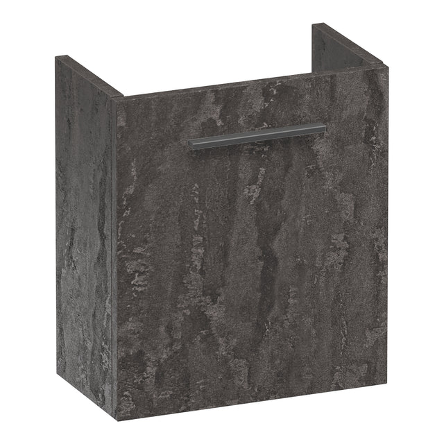 BRAUER Trust fonteinkast 40 excl. opbouwgreep met 1 deur linksdraaiend Damascus FO-TR40LDA