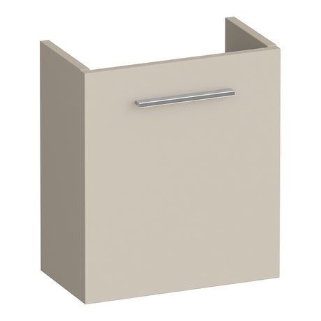 BRAUER Trust fonteinkast 40 excl. opbouwgreep met 1 deur linksdraaiend mat beige FO-TR40LMB