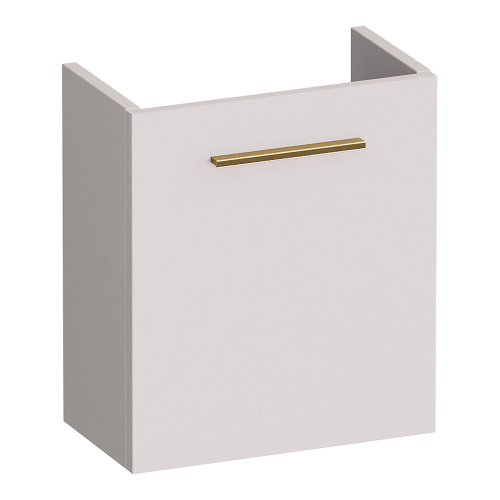 BRAUER Trust fonteinkast 40 excl. opbouwgreep met 1 deur linksdraaiend mat zand FO-TR40LMS