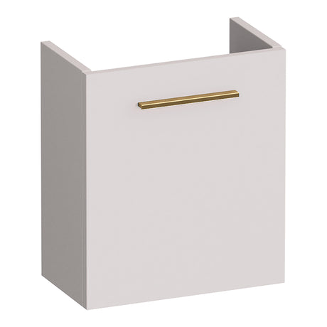 BRAUER Trust fonteinkast 40 excl. opbouwgreep met 1 deur linksdraaiend mat zand FO-TR40LMS