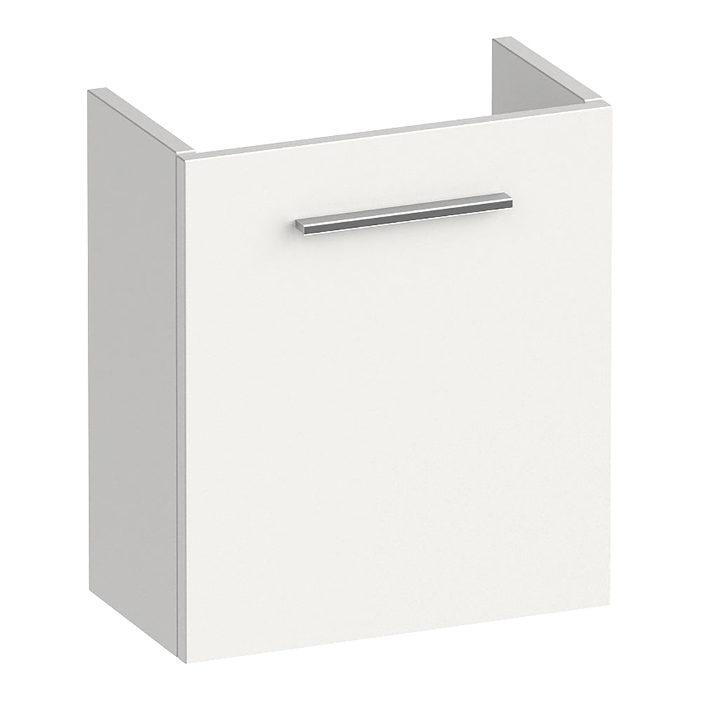 BRAUER Trust fonteinkast 40 excl. opbouwgreep met 1 deur linksdraaiend mat wit FO-TR40LMW