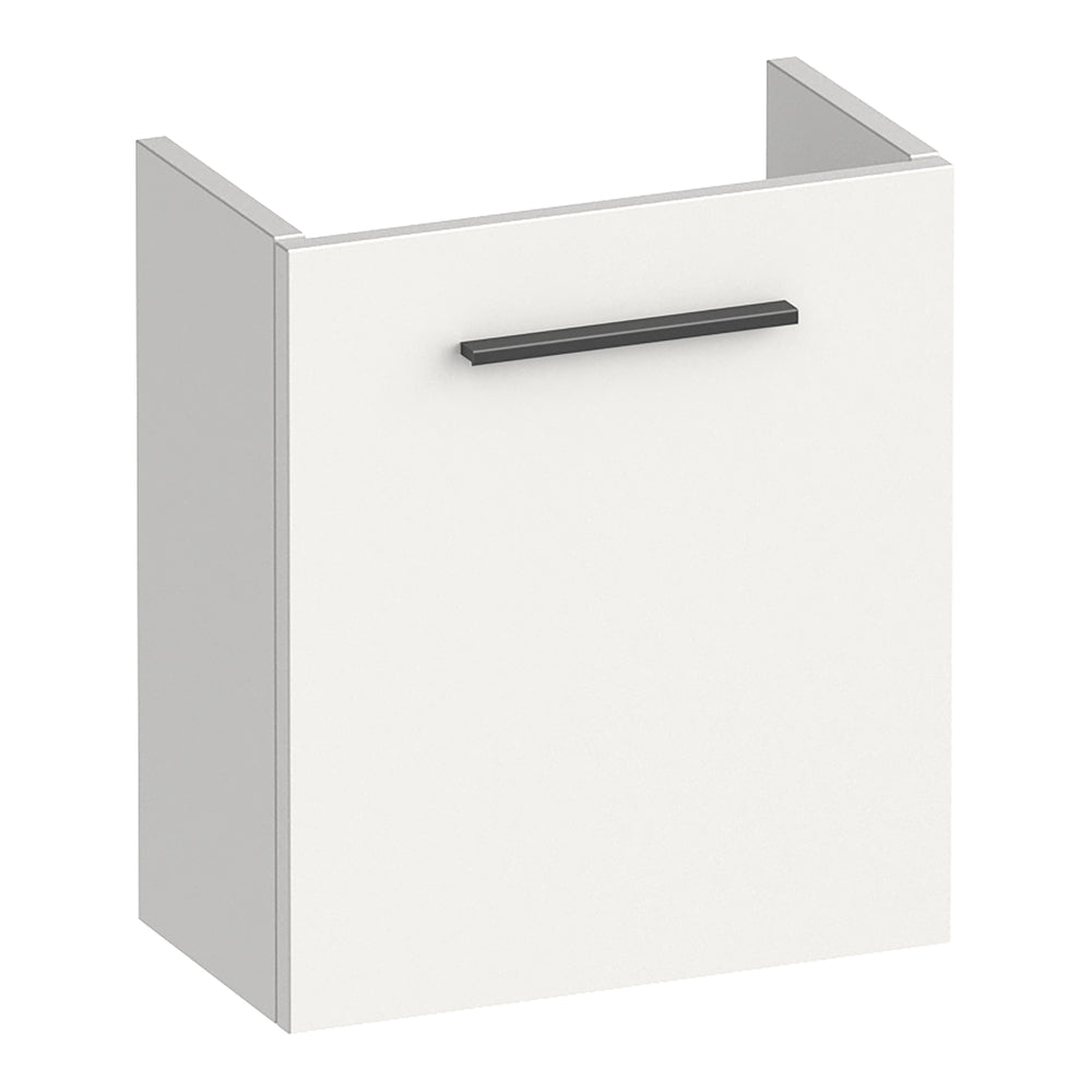 BRAUER Trust fonteinkast 40 excl. opbouwgreep met 1 deur linksdraaiend mat wit FO-TR40LMW