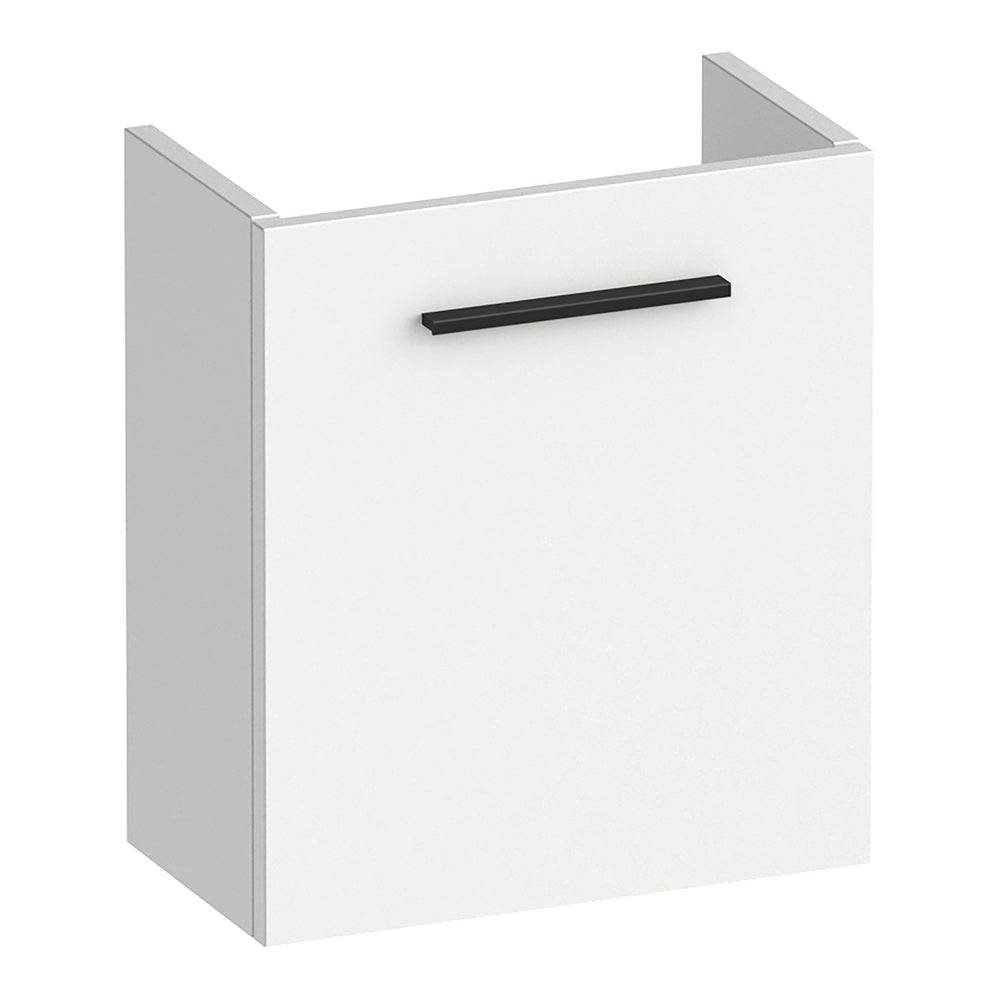 BRAUER Trust fonteinkast 40 excl. opbouwgreep met 1 deur linksdraaiend mat wit FO-TR40LMW