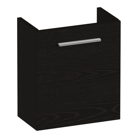 BRAUER Trust fonteinkast 40 excl. opbouwgreep met 1 deur linksdraaiend Timber Black FO-TR40LTB