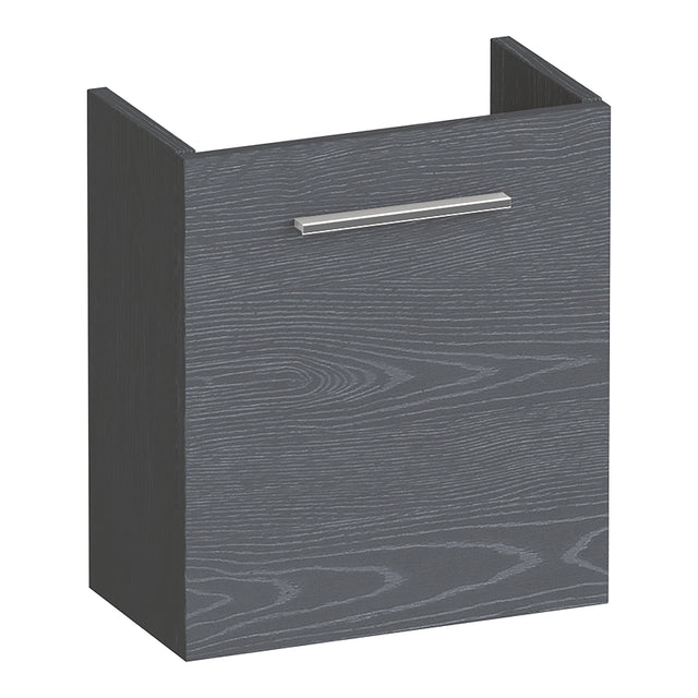 BRAUER Trust fonteinkast 40 excl. opbouwgreep met 1 deur linksdraaiend Timber Grey FO-TR40LTG