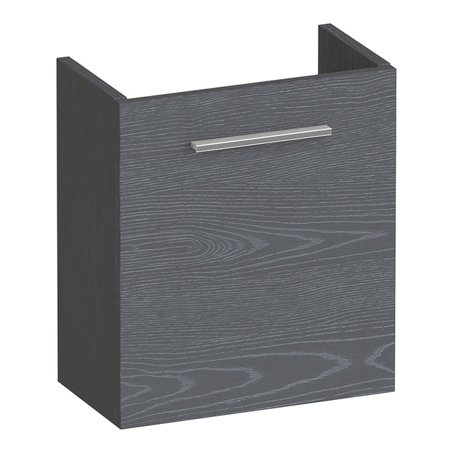 BRAUER Trust fonteinkast 40 excl. opbouwgreep met 1 deur linksdraaiend Timber Grey FO-TR40LTG