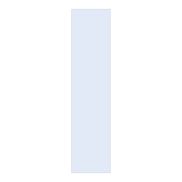 BRAUER Wand 60 helder glas zonder uitsparingen GL-W3H60