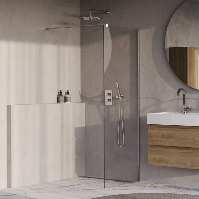 BRAUER Oblivion inloopdouche helder glas 70x200 incl. glascoating chroom GS-OBI1H70200CE