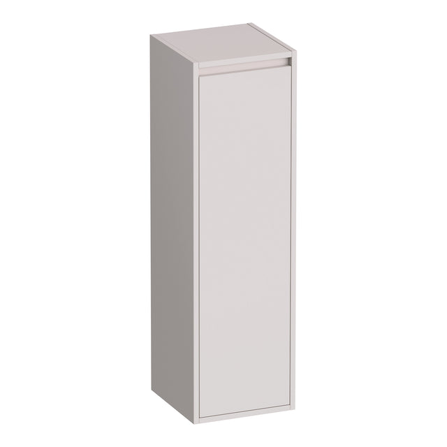 BRAUER Adore hoge kast 120 met 1 deur greeploos linksdraaiend mat zand HK-AD120LMS