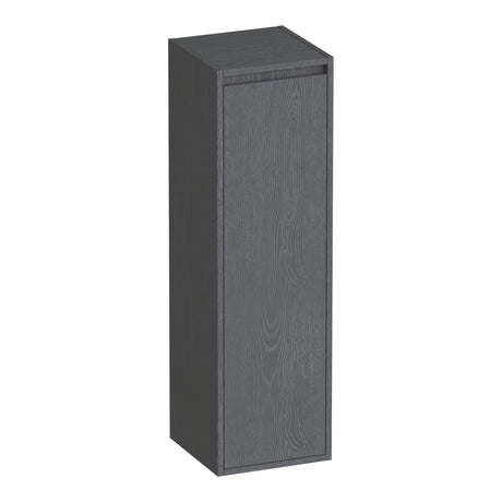BRAUER Adore hoge kast 120 met 1 deur greeploos linksdraaiend Timber Grey HK-AD120LTG