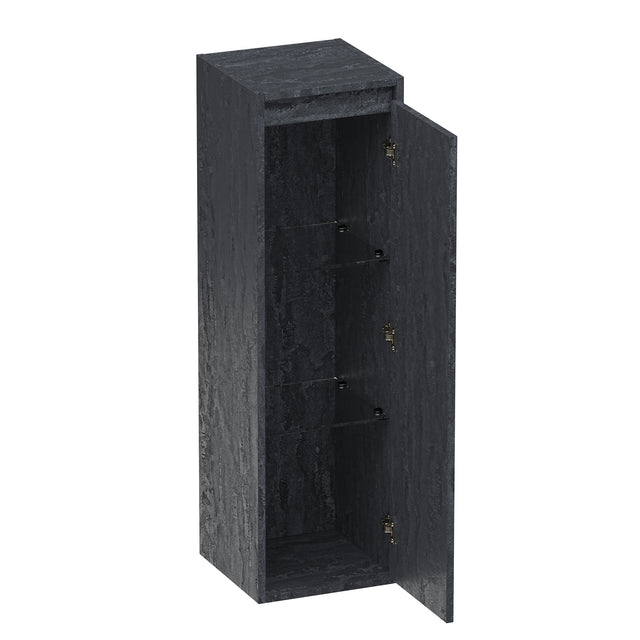 BRAUER Adore hoge kast 120 met 1 deur greeploos rechtsdraaiend Damascus HK-AD120RDA