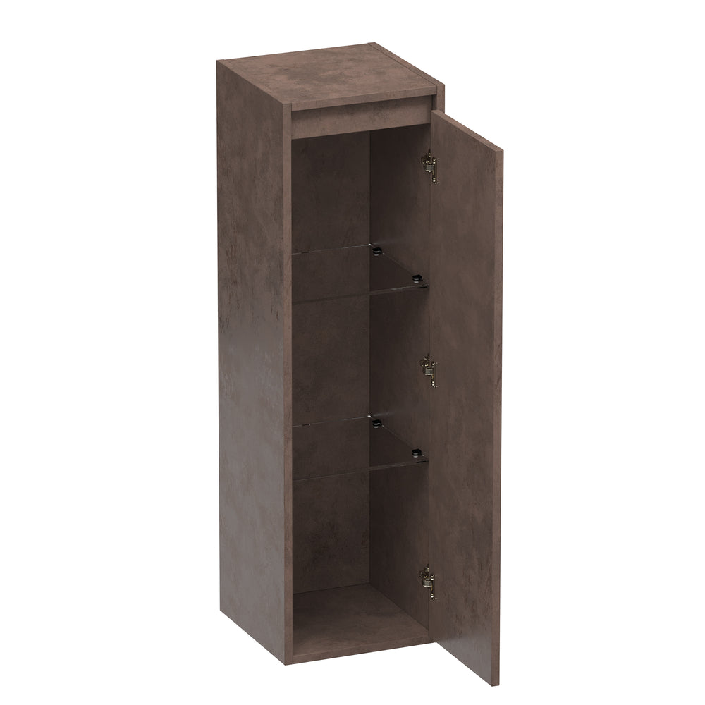 BRAUER Adore hoge kast 120 met 1 deur greeploos rechtsdraaiend Erosion HK-AD120RER