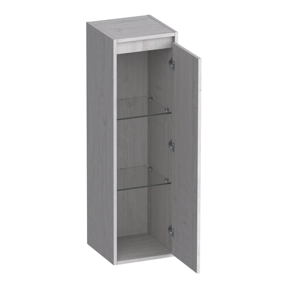 BRAUER Adore hoge kast 120 met 1 deur greeploos rechtsdraaiend Forest Seashell HK-AD120RFS
