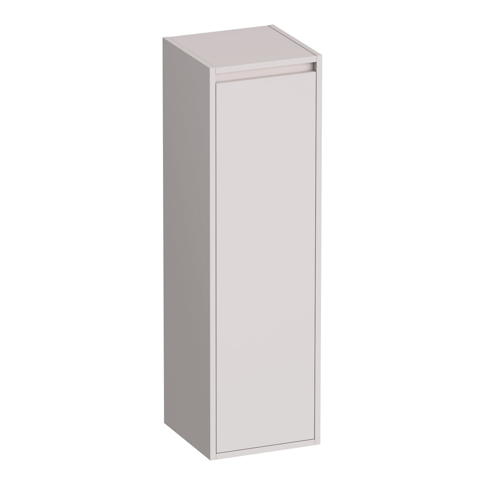 BRAUER Adore hoge kast 120 met 1 deur greeploos rechtsdraaiend mat zand HK-AD120RMS