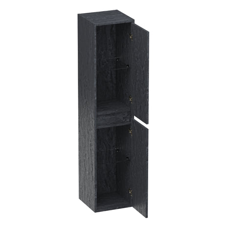 BRAUER Adore hoge kast 160 met 2 deuren greeploos links- of rechtsdraaiend Damascus HK-AD160DA