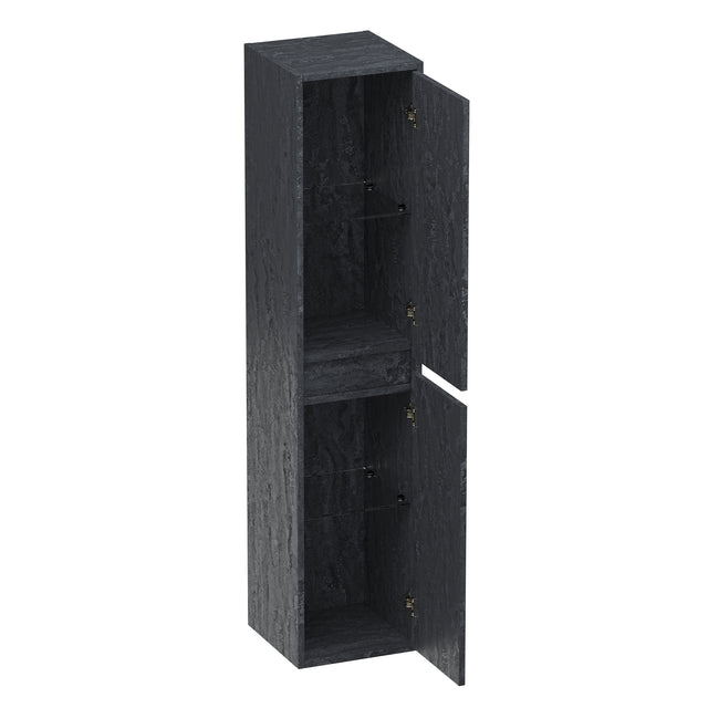 BRAUER Adore hoge kast 160 met 2 deuren greeploos links- of rechtsdraaiend Damascus HK-AD160DA