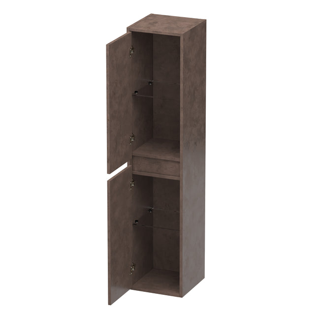 BRAUER Adore hoge kast 160 met 2 deuren greeploos links- of rechtsdraaiend Erosion HK-AD160ER