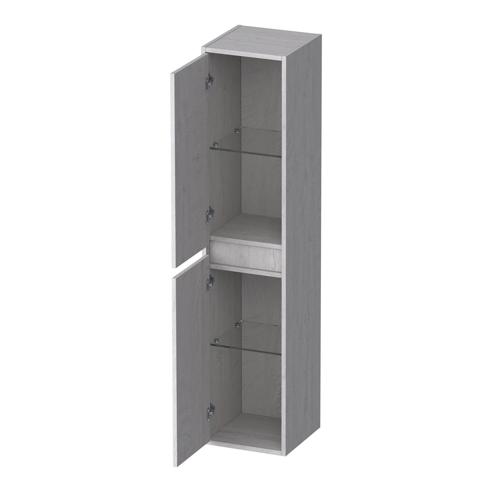 BRAUER Adore hoge kast 160 met 2 deuren greeploos links- of rechtsdraaiend Forest Seashell HK-AD160FS