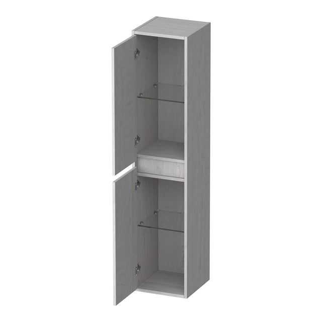 BRAUER Adore hoge kast 160 met 2 deuren greeploos links- of rechtsdraaiend Forest Seashell HK-AD160FS