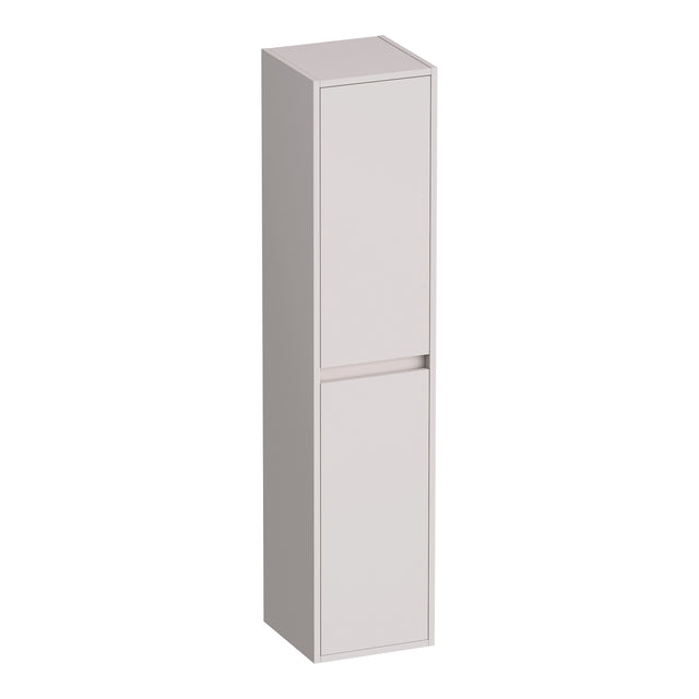 BRAUER Adore hoge kast 160 met 2 deuren greeploos links- of rechtsdraaiend mat zand HK-AD160MS