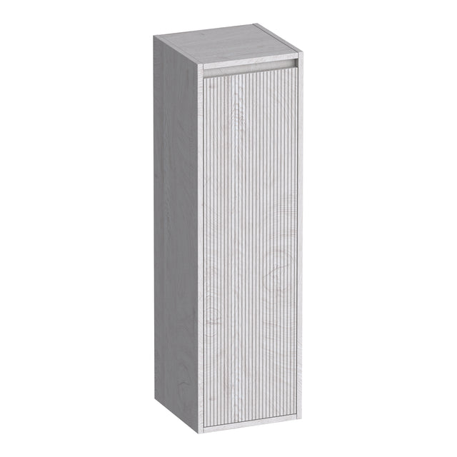 BRAUER Adore Wavy hoge kast 120 met 1 deur greeploos linksdraaiend Forest Seashell HK-ADW120LFS