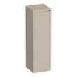 BRAUER Adore Wavy hoge kast 120 met 1 deur greeploos linksdraaiend mat beige HK-ADW120LMB