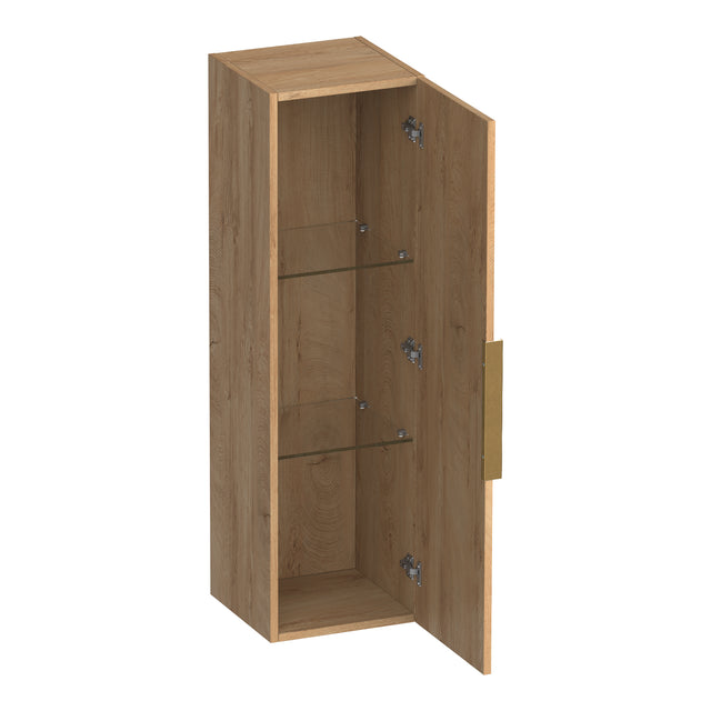 BRAUER Elevate hoge kast 120 excl. opleggreep met 1 deur links- of rechtsdraaiend Forest Tan HK-EL120FT