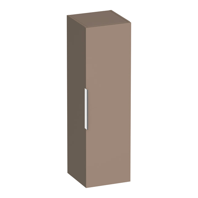 BRAUER Elevate hoge kast 120 excl. opleggreep met 1 deur links- of rechtsdraaiend mat mokka HK-EL120MM