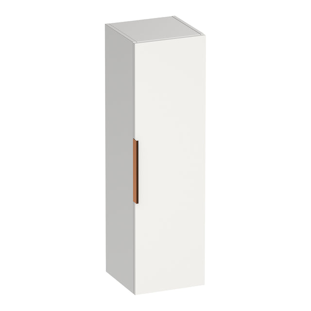 BRAUER Elevate hoge kast 120 excl. opleggreep met 1 deur links- of rechtsdraaiend mat wit HK-EL120MW