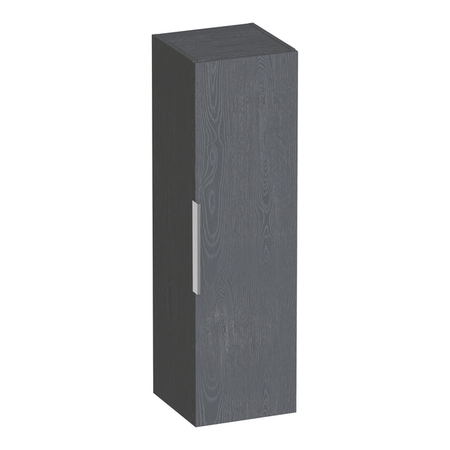 BRAUER Elevate hoge kast 120 excl. opleggreep met 1 deur links- of rechtsdraaiend Timber Grey HK-EL120TG