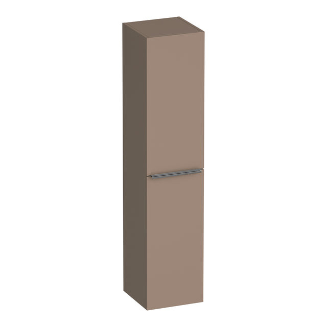 BRAUER Elevate hoge kast 160 excl. opleggrepen met 2 deuren links- of rechtsdraaiend mat mokka HK-EL160MM