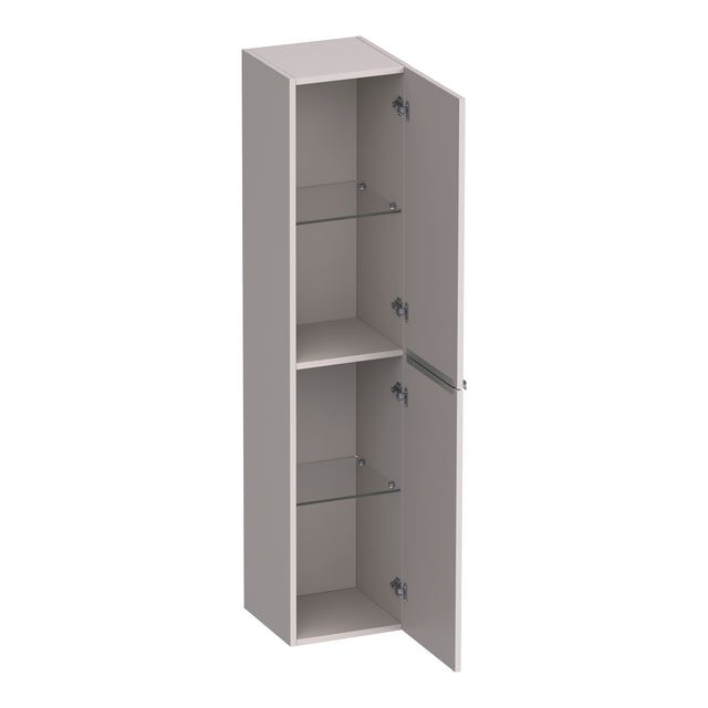 BRAUER Elevate hoge kast 160 excl. opleggrepen met 2 deuren links- of rechtsdraaiend mat zand HK-EL160MS