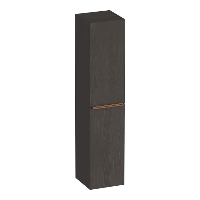 BRAUER Elevate hoge kast 160 excl. opleggrepen met 2 deuren links- of rechtsdraaiend Timber Anthracite HK-EL160TA