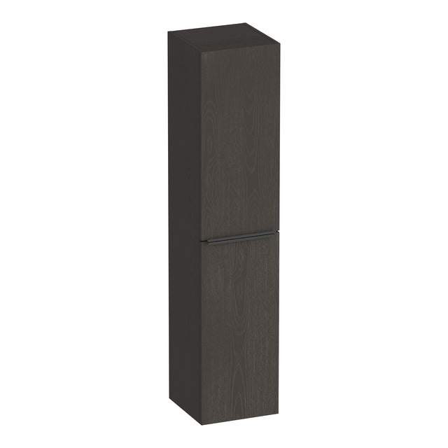BRAUER Elevate hoge kast 160 excl. opleggrepen met 2 deuren links- of rechtsdraaiend Timber Anthracite HK-EL160TA